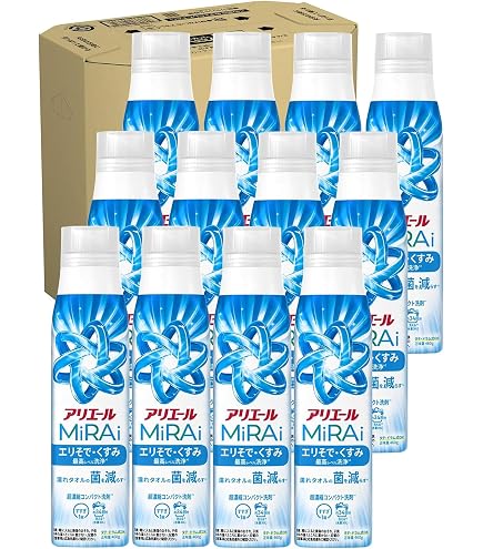 Amazon | アリエール ミライ 超濃縮 液体【ケース品】460g×12本 部屋