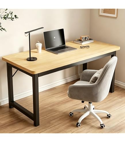 Amazon | ELLEO デスク パソコンデスク 机 北欧 U型 幅80cm/100cm
