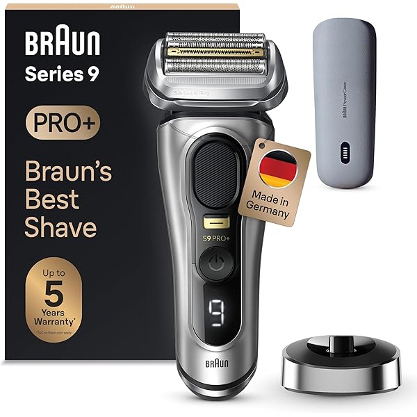 Braun Series 9 9517s Pro+ Shaver with Charging Stand Wet and Dry
