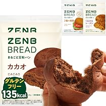 Amazon | 【糖質オフの豆粉パン】ZENB ゼンブ ブレッド グルテンフリー