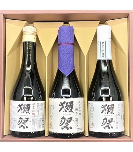 Amazon.co.jp: 獺祭 飲み比べセット 純米大吟醸23・39・45 300ml×6本