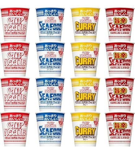 Amazon.co.jp: 日清 カップヌードル 20種20食 詰め合わせ 食べ比べ