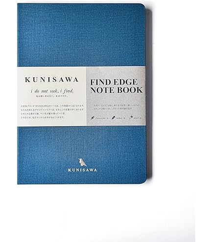 Amazon | KUNISAWA A5 スリムノート 5mm方眼 40枚綴 天金加工 スレート