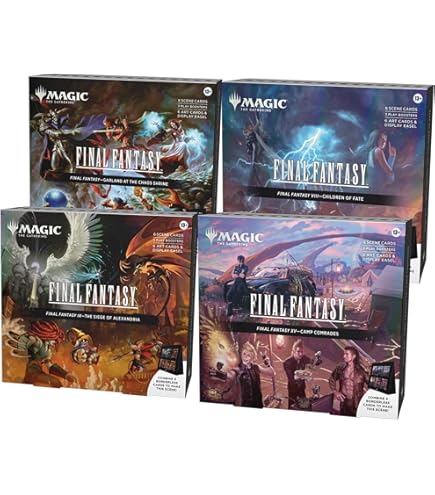 シーンボックス　4種セット　日本語　輸送箱未開封　FF ファイナルファンタジー マジック:ザ・ギャザリング】MTG『FINAL FANTASY（ファイナル