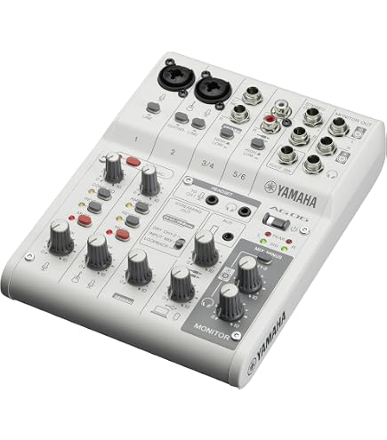 新品 YAMAHA 6チャンネル ライブストリーミングミキサー AG06MK2W Amazon.co.jp: 【並行輸入】YAMAHA AG06MK2 W 6chライブストリーミング
