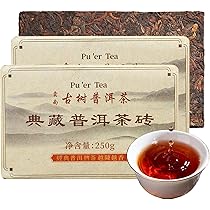 Amazon.co.jp: 煕渓 プーアル茶 茶葉 普洱茶 特級 普洱茶砖 プーアル熟