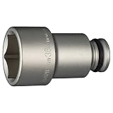 トネ(TONE) インパクト用ロングソケット 4NV-36L 差込角12.7mm(1/2") 二面幅36mm