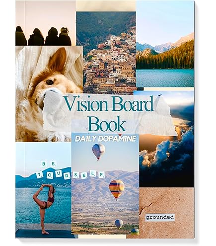Vision Board Kit voor vrouwen - 168 kaarten met premium afbeeldingen en citaten, opvouwbaar bord en gids | Complete manifestatie Clipart Craft Supplies voor volwassenen | Originele Dream Plan Do