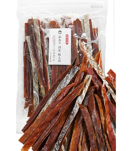 Amazon | 函館七施 鮭とば 500g ゆうパケット（メール便）にて発送