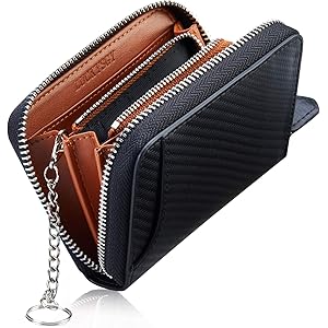 小銭入れ メンズ 本革 コインケース ミニ財布 8カード入れ キーリング付き 財布 コンパクト 小さい財布 カーボンレザ…