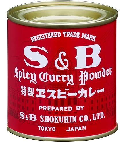 Amazon | エスビー食品 S&B 赤缶カレーパウダールウ 中辛 152g×1個