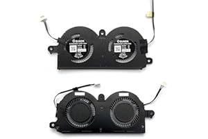 New CPU Cooling Fan with Back Cover Replacement for Dell XPS 13 9370 Fit for 0980WH 980WH ND55C19-19A14 (Only Fits for XPS 93