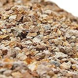 【10%増量中】お庭用の防犯対策 天然砂利 防犯砂利 22kg 5mmから15mm あざやかなブラウン色 気になるお庭や通路、室外機周り等の余土地の防犯に！ジャリジャリ音で侵入者を撃退！！しかも防草・水溜り対策にも利く効く！