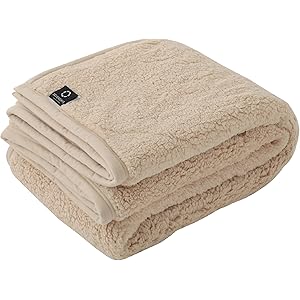 東京西川 あったか毛布 シングル 発熱2枚合わせ SEVENDAYS セブンデイズ 無地 ベージュ FQ06005500…