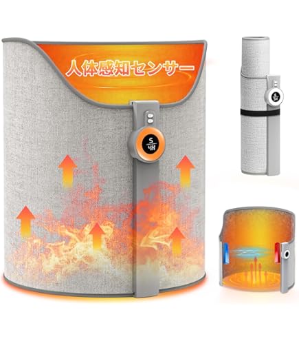 Amazon.co.jp: 【今冬新登場・人感センサー】パネルヒーター 足元