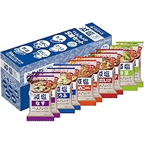 Leomilk　いつものおみそ汁　5種　計80個　味噌汁　フリーズドライ Amazon | アマノフーズ いつものおみそ汁 5種セット 10個