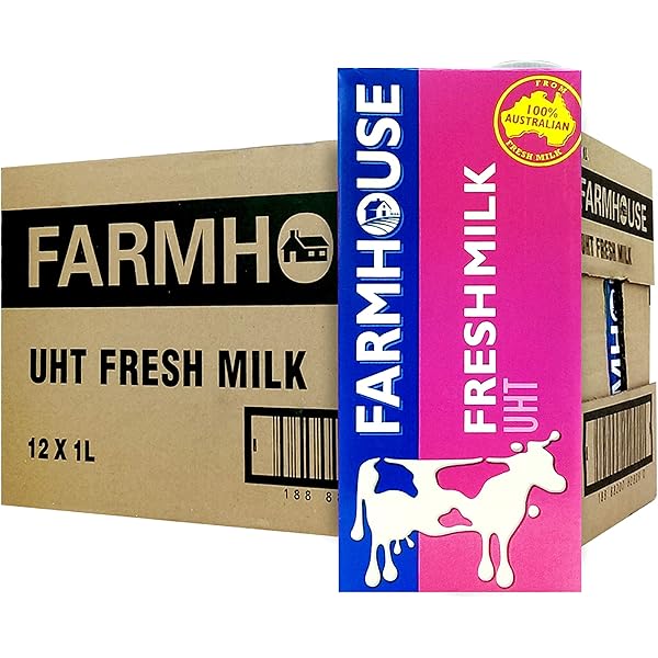 Farmhouse Farmhouse Uht Low Fat Milk 1l Pack Of 12 Amazon Sg Grocery Gourmet Food
