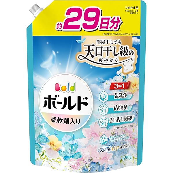 Amazon | ボールドジェル 爽やかフレッシュフラワーサボンの香り