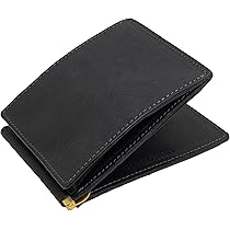 Amazon | ヒズファクトリー 小銭入れ付きマネークリップ (クロ