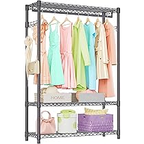 IZEUK ハンガーラック キャスター付き 3段 ハンガーパイプ2本 　幅75 Amazon.co.jp: IZEUK ハンガーラック キャスター付き3段 押入れ