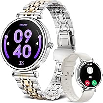Amazon | FOSMET G1 スマートウォッチ レディース 丸型 1.27