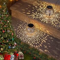 6Pcs Solar Lights Outdoor Decorative Pathway Garden Stakes Lights Waterproof - O