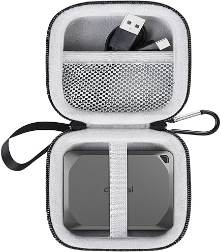 Crucial X9 4TB Portable SSD – Externe Festplatte, Bis Zu 1050 MB/s, USB-C, Stoßsicher, Für PC, Mac & Konsolen