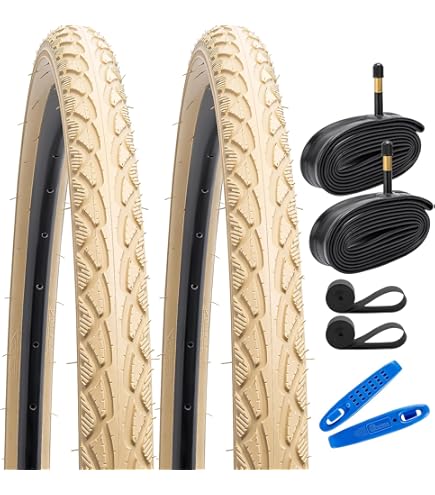 Amazon | YunSCM 2本セット,700 45c タイヤ ホワイト,700x45c 47-622