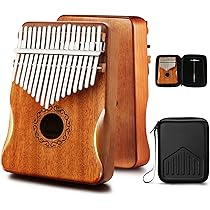 Amazon | LingTing Kalimba 34 keys Thumb Piano Mbira Finger Piano