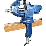 HFS(R) テーブルバイス 万力 360度回転 口幅:50mm 最大開口:50mm ホームバイス 固定用卓上バイス DIY ホビーバイス ベンチバイス