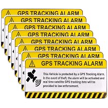 5pcs Bike Stickers GPS TRACKING Alarm Reflective Bicycle...