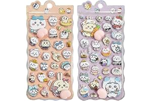 【2枚セット】Sediven 3dシール 立体シール 萌えるお尻ステッカー おしりぷにぷに 可愛い キャラクター おしり マシュマロ 凸み構造 女の子 スマホケース アルバム手帳 飾り用 A1