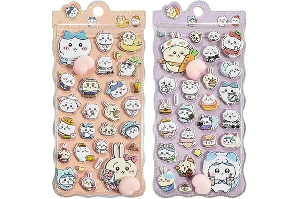 【2枚セット】Sediven 3dシール 立体シール 萌えるお尻ステッカー おしりぷにぷに 可愛い キャラクター おしり マシュマロ 凸み構造 女の子 スマホケース アルバム手帳 飾り用 A1