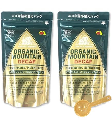 Amazon.co.jp: オーガニックマウンテン 有機インスタントコーヒー（袋