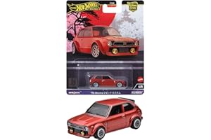 ホットウィール(Hot Wheels) カーカルチャー ジャパンヒストリックス4 '73 ホンダ シビック カスタム 乗り物おもちゃ ミニカー 3歳から レッド HRV85