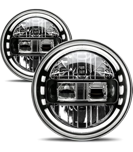 Amazon | J.W. SPEAKER ジープ LED ヘッドライト、Model Evolution J3 