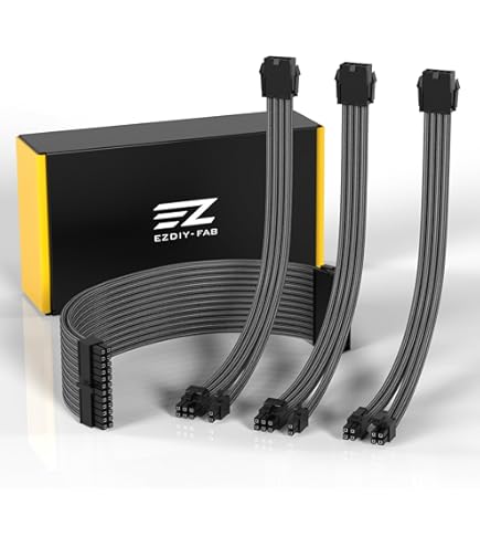 【新品】CableMod 白 スリーブケーブルセット Amazon | CableMod Pro ModMesh Sleeved Cable Extension Kit