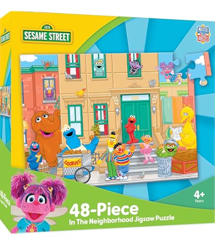 Amazon | Buffalo Games - セサミ - 4パック 12-48ピースパズル 対象