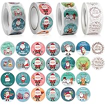 Amazon.co.jp: METBOU クリスマスシール 業務用 2500枚 ごほうびシール