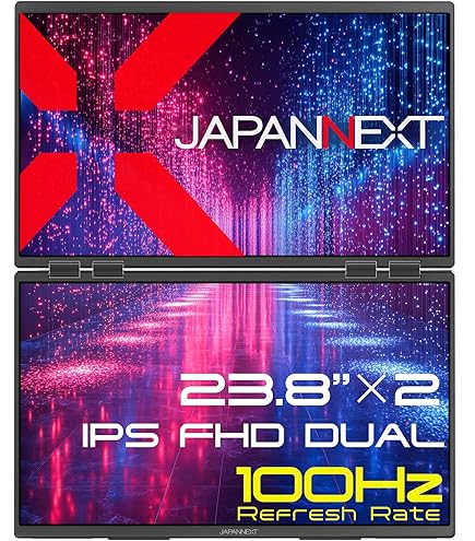 Amazon.co.jp: InnoView 23.8インチ デュアルポータブルモニター 180Hz
