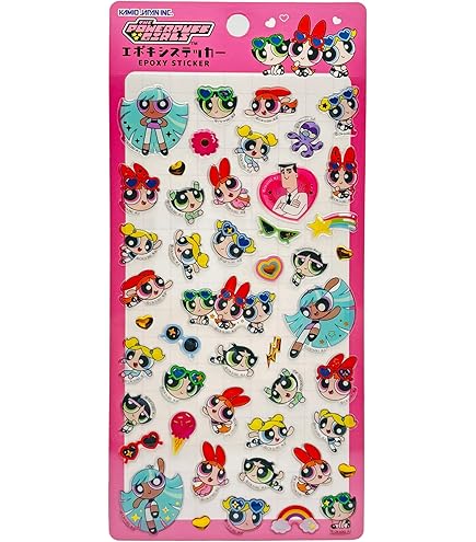 Amazon | カミオジャパン パワーパフガールズ2 プチドロップステッカー