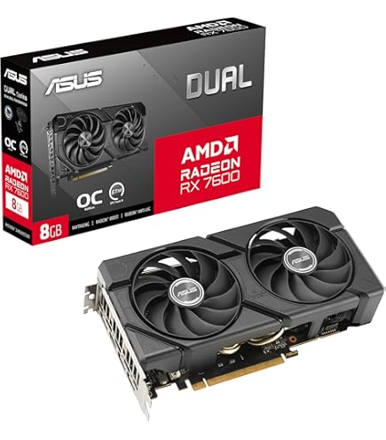 ASUS Dual GeForce RTX 4060 OC Edition 8GB GDDR6 (PCIe 4.0