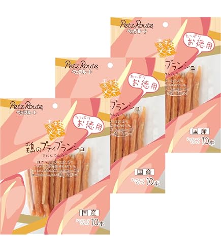 Amazon | ペッツルート (Petz Route) 鶏むね肉で軟骨バー ミニ 12本×3