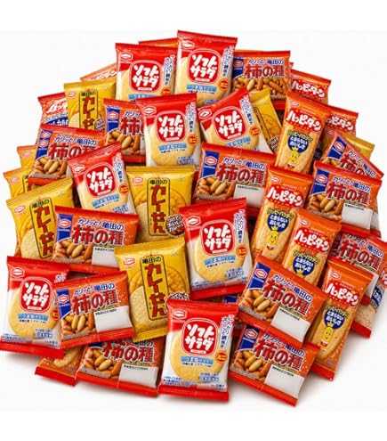 Amazon.co.jp: 亀田製菓 詰め合わせ 5種30袋 個包装 業務用 ハッピー
