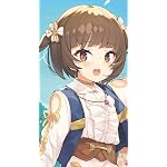 信者ゼロの女神サマと始める異世界攻略 iPhoneSE/5s/5c/5 壁紙 視差効果 アヤ