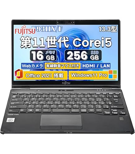 富士通 - 新品SSD 富士通 S904/H ノートパソコン i5 10GB DVD カメラ Amazon.co.jp: ノートパソコン 富士通 S904/H 展示品 Windows 7 13.3