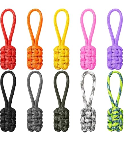 PARACORD PLANET Zipper Pulls Combinations