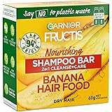 Garnier Fructis, Solid Shampoo, Cleansing And Nourishing, Banana Hair Food 2in1 Shampoo Bar, 60g
