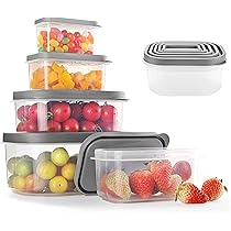 保存容器　10個セット　冷蔵庫収納　大容量 Amazon｜JJOO 食品保存容器 蓋付き 10個 再利用可能な食事準備