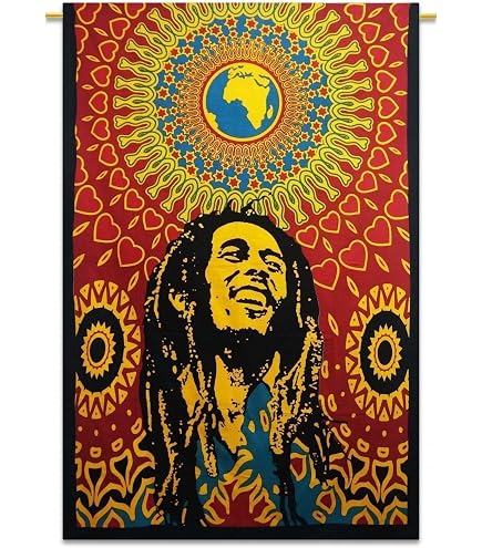 Slowtide X Bob Marley Plush Fleece Throw Blanket - Oversized 55" X 70", Made From Recycled Materials - View #7